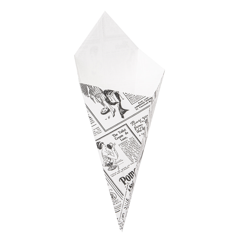 234.45-CONI PER FRITTI 'THEPACK' TIMES 250 G 15,7x26,8 CM BIANCO CARTONE NANO-MICRO (200 u.)