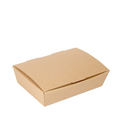 235.18-SCATOLE "LUNCH BOX" COPPERCHIO 'THEPACK' 1500 ML (48 oz) 21x18x5,5 CM NATURALE CARTONE NANO-MICRO (60 u.)
