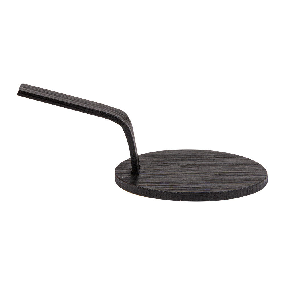 205.74-MINI PALETTE PER SNACKS 'BAMBOO'  Ø 5 CM NERO BAMBÙ (100 u.)