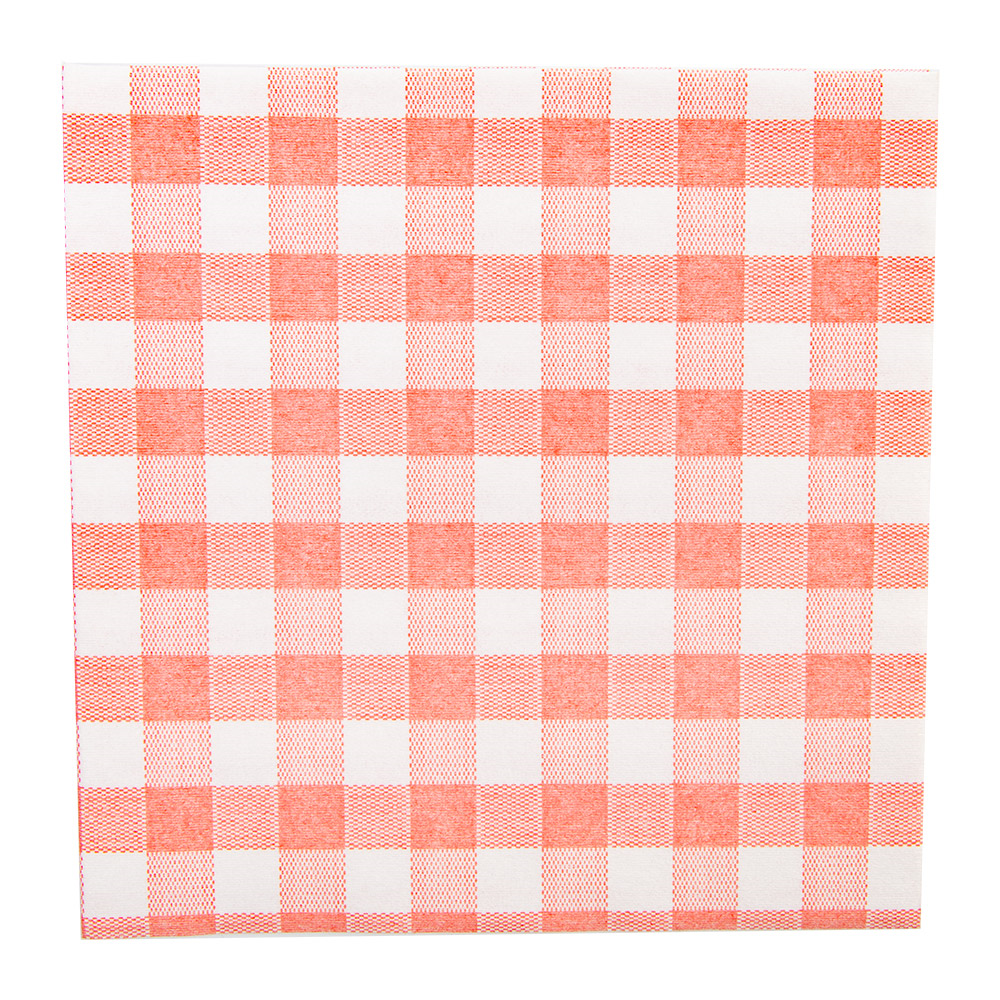 228.55-TOVAGLIOLI 'LIKE LINEN' VICHY 70 G/M2 40x40 CM ROSSO SPUNLACE (50 u.)