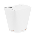 255.25-RICIPIENTI MULTIUSO 'FEEL GREEN' COMPOSTABLE 780 ML 300 G/M2 Ø9x9 CM BIANCO CARTONE (50 u.)