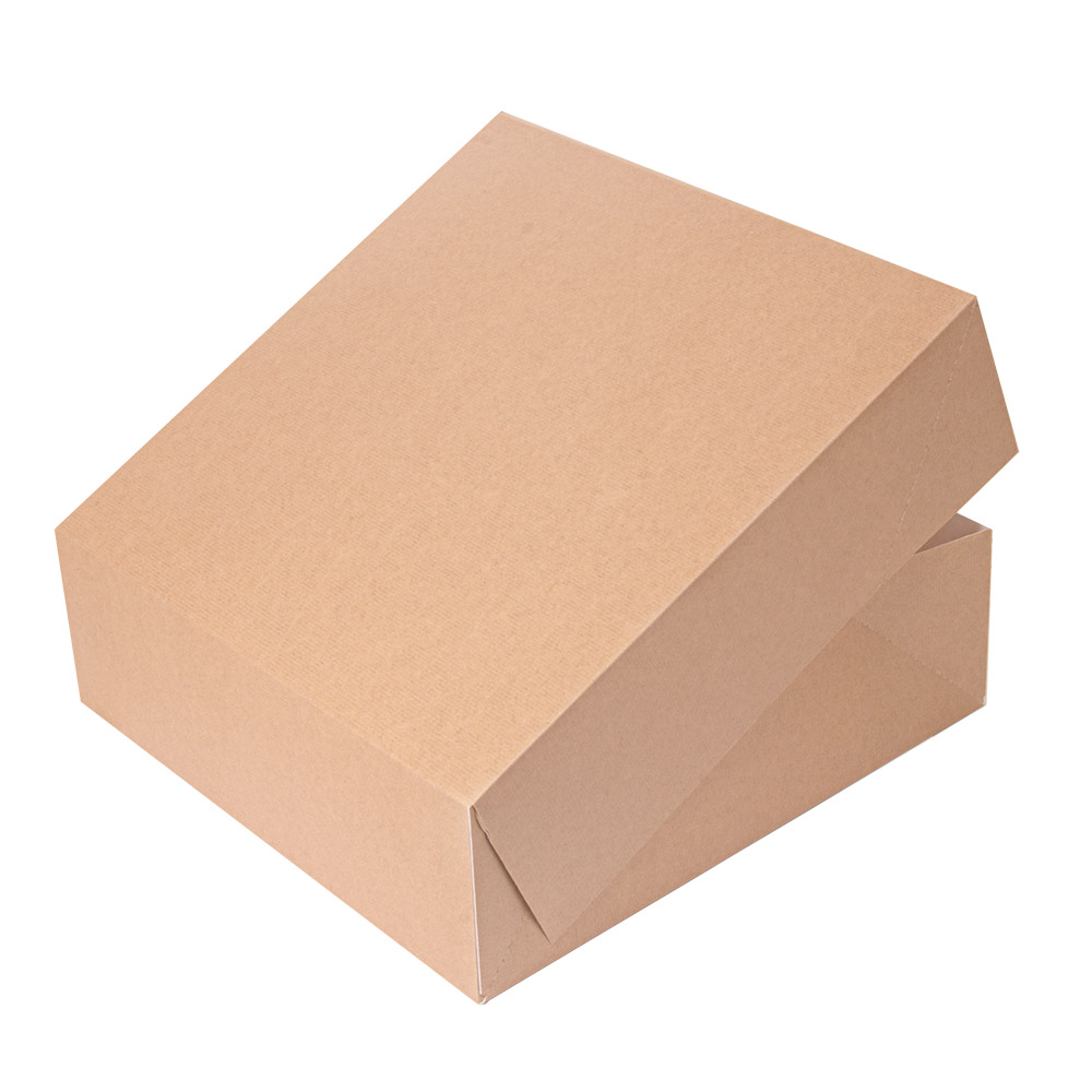 253.53-SCATOLE PER PASTICCERIA SENZA FINESTRA 'THEPACK'  32x32x10 CM NATURALE CARTONE NANO-MICRO (50 u.)