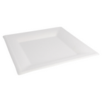 126.00-PIATTI QUADRATI 'BIONIC'  26,2x26,2x1,4 CM BIANCO BAGASSA (50 u.)