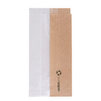 231.14-SACCHETTI PER SANDWICHES CON FINESTRA ECO 'JUST PAPER' ROUND 38 G/M2 9+5,5x18 CM NATURALE PERGAMANA ANTIGRASSI (250 u.)