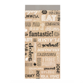 265.91-SACHETTI ANTIGRASSO PER SANDWICHES PAROLE 40+20 G/M2 12+4x26 CM MARRONE KRAFT + ALLUMINIO (500 u.)