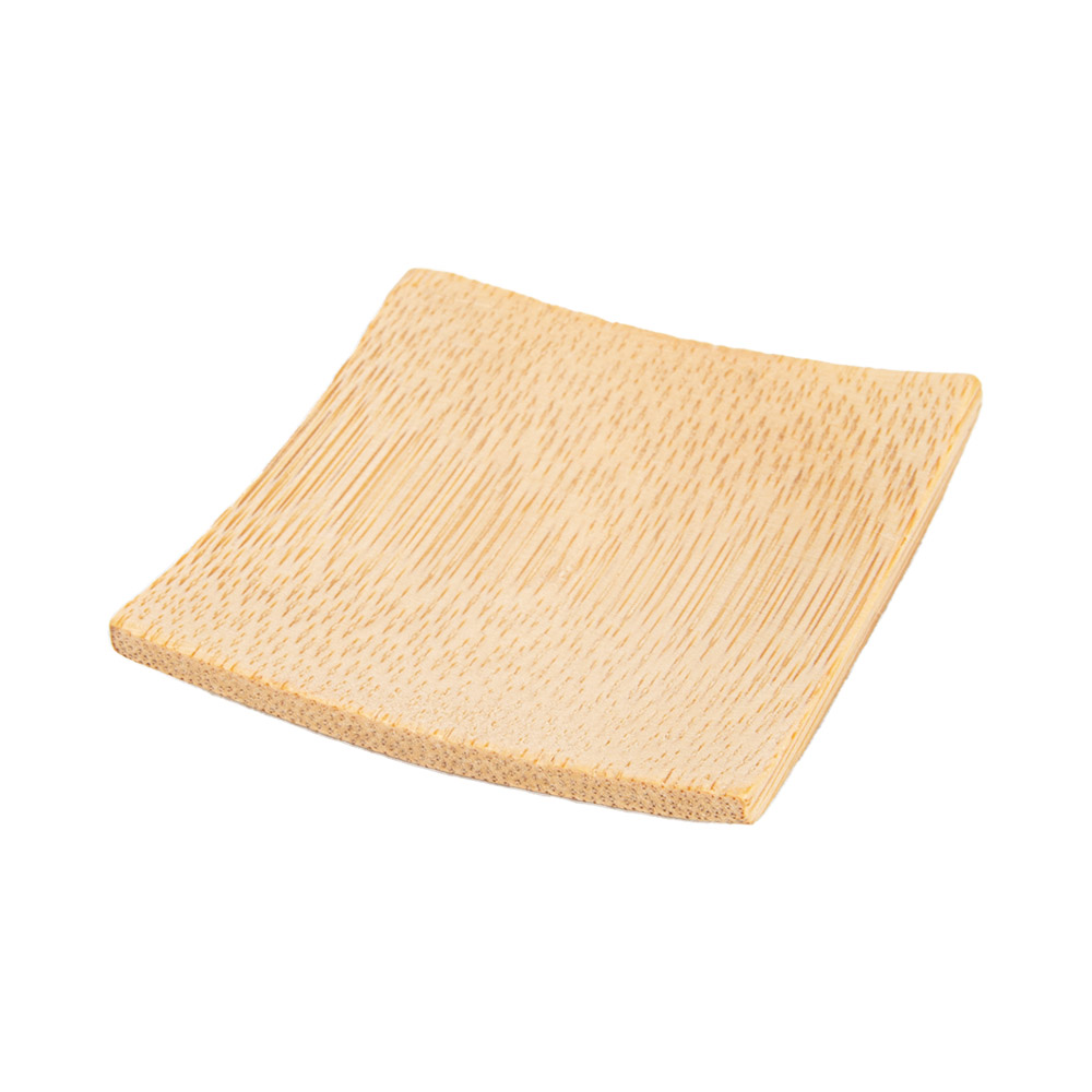 170.26-MINI PIATTO QUADRATO 'BAMBOO'  6x6 CM NATURALE BAMBÙ (24 u.)