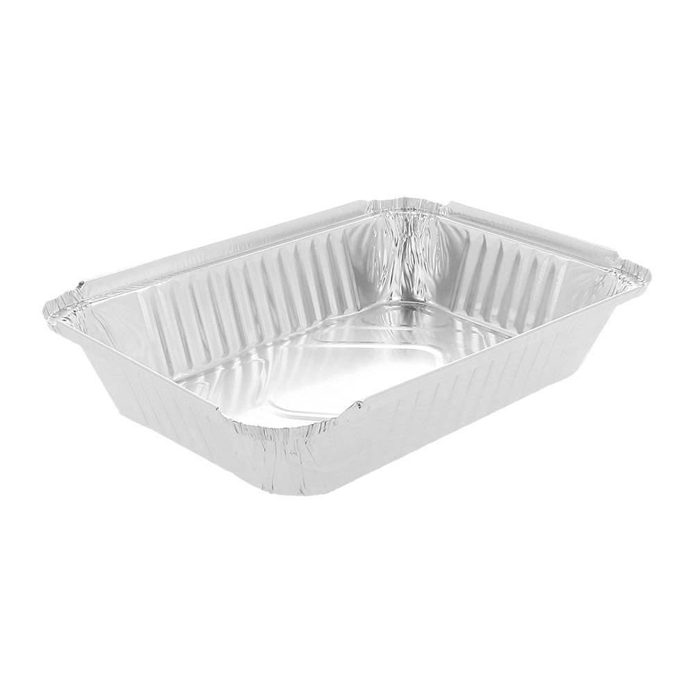 135.70-VASCHETTA RETTANGOLARE  940 ML 21,8x11,3x5,4 CM ALLUMINIO (100 u.)