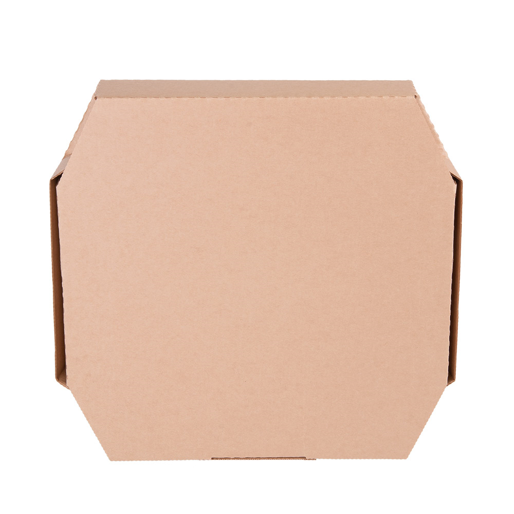 235.46-SCATOLA OTTAGONALE   29x29x3,8 CM NATURALE CARTONE A MICROCANALI (100 u.)