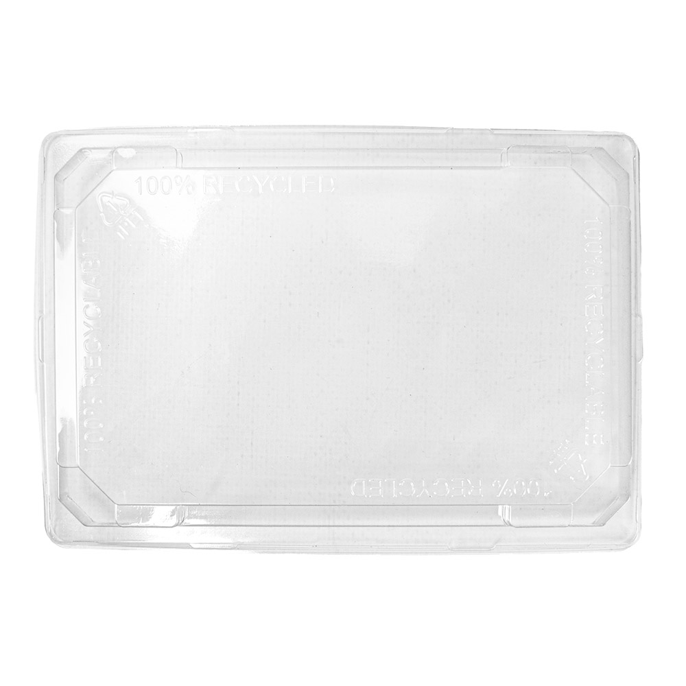 267.95-COPERCHI PER CODICE 267.94   19x13,4x3 CM TRASPARENTE RPET (176 u.)