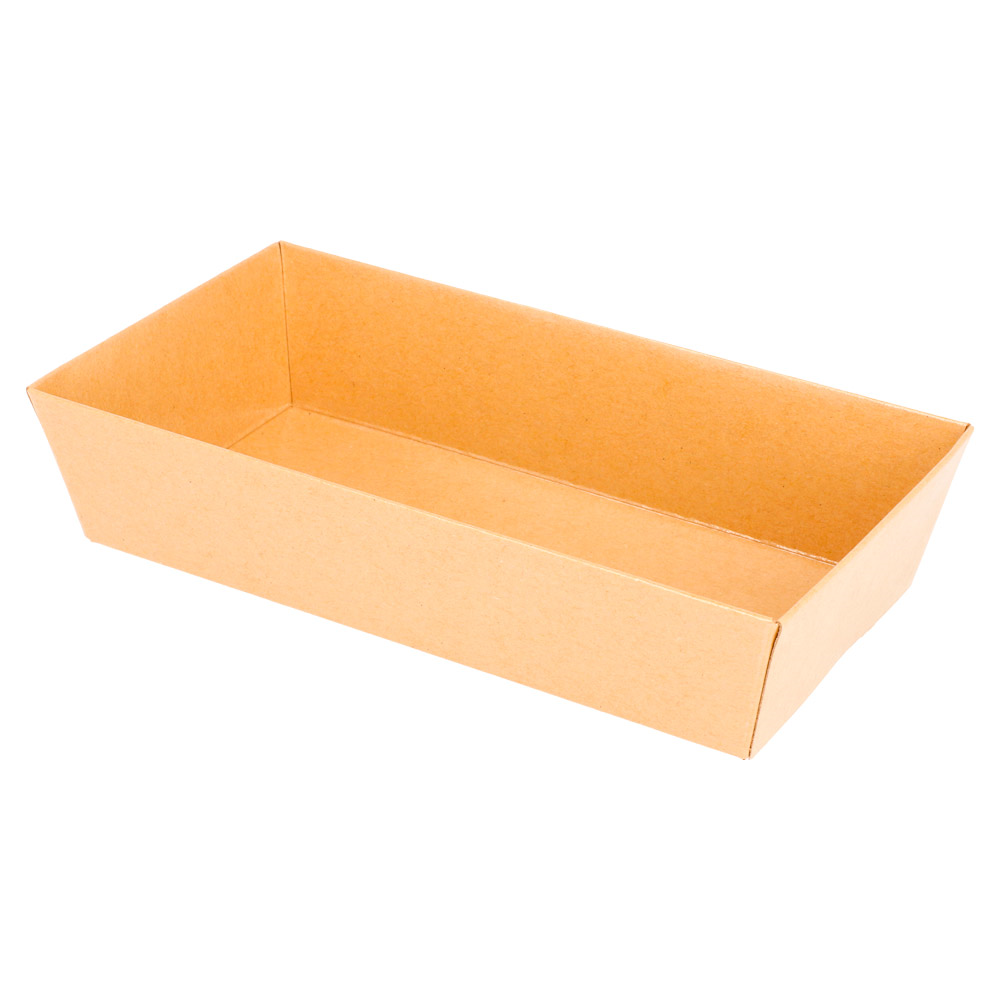 224.88-BARCHETTE  250 + 12,5 PE G/M2 15,5x8,5x3,5 CM NATURALE KRAFT (50 u.)