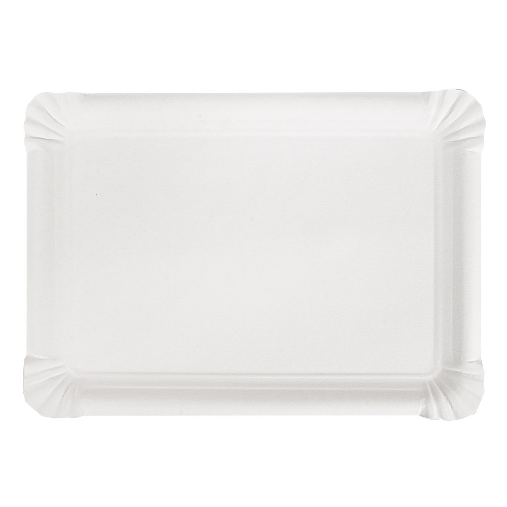 320.11-VASSOI PASTICCERIA - MEDI  340 G/M2 25x17,5 CM BIANCO CARTONE (250 u.)