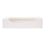 253.41-CONTENITORI SUSHI+FINESTRA 'THEPACK'  19,7x9x4,5 CM BIANCO CARTONE NANO-MICRO + OPP (50 u.)