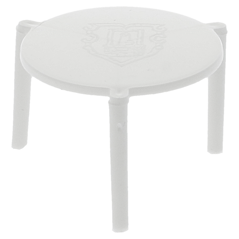 148.46-DISTANZIATORE PER PIZZA   Ø 4,5x3 CM BIANCO PP (250 u.)
