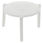 148.46-DISTANZIATORE PER PIZZA   Ø 4,5x3 CM BIANCO PP (250 u.)