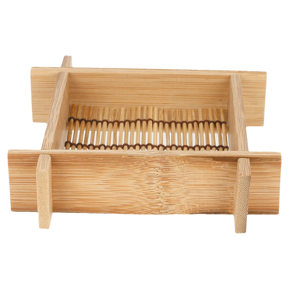 180.37-20 MINI CONTENITORI 'BAMBOO'  12x12x3 CM NATURALE BAMBÙ