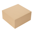 253.51-SCATOLE PER PASTICCERIA SENZA FINESTRA 'THEPACK'  24x24x12 CM NATURALE CARTONE NANO-MICRO (50 u.)