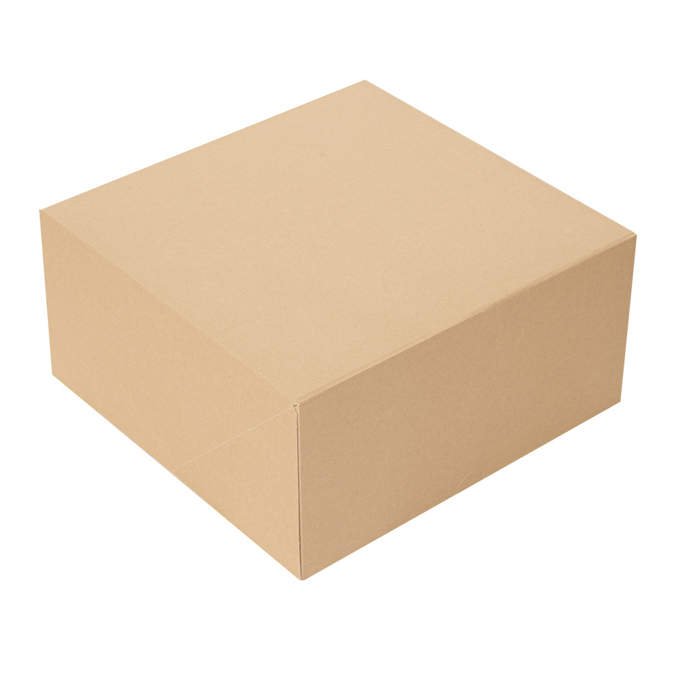 253.51-SCATOLE PER PASTICCERIA SENZA FINESTRA 'THEPACK'  24x24x12 CM NATURALE CARTONE NANO-MICRO (50 u.)