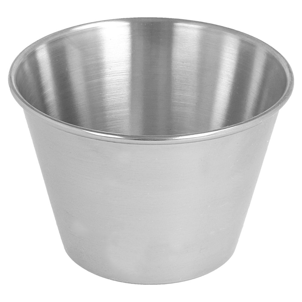 209.33-RAMEQUINS 'ARTINOX' 120 ML Ø 7,5x5 CM ARGENTO ACCIAIO INOX (1 u.)