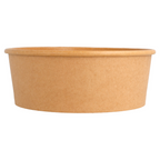 212.97-INSALATIERI 1300 ML - 43,3 oz 320 + 18 PE G/M2 Ø 18,4/16x6,6 CM NATURALE KRAFT (50 u.)