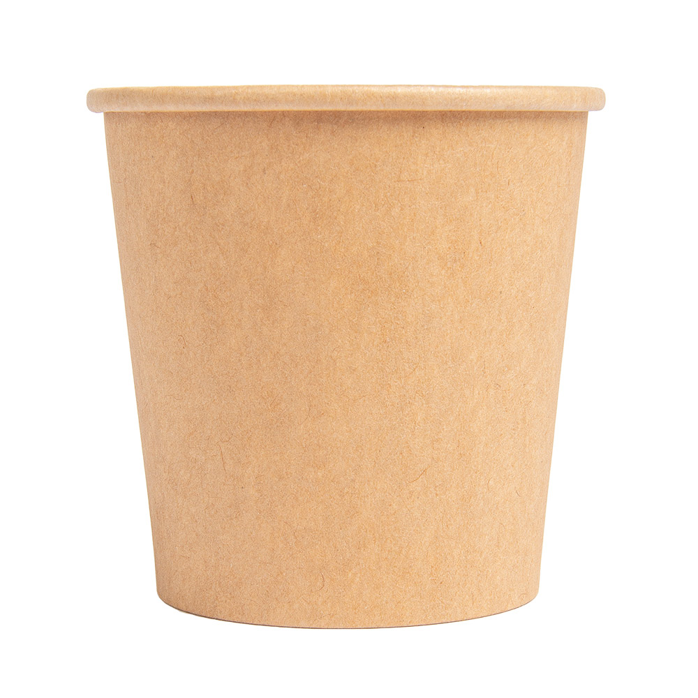 232.98-BICCHIERI BEVANDE CALDE 1 PARETE  120 ML - 4 oz 230 + 18 PE G/M2 Ø6,2/4,5x6 CM MARRONE CARTONE (50 u.)