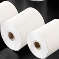 186.23-48 U. ROTOLI TERMICI REGISTRATORI DI CASSA   Ø 80x80 MM BIANCO CARTA