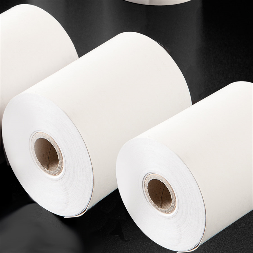 186.23-48 U. ROTOLI TERMICI REGISTRATORI DI CASSA   Ø 80x80 MM BIANCO CARTA