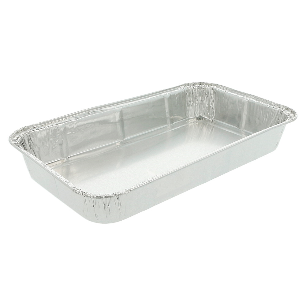 135.45-CONTENITORE RETTANGOLARE  860 ML 24,2x14,3x3,2 CM ALLUMINIO (100 u.)