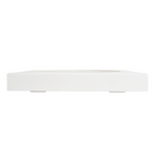275.93-SCATOLE PER PIZZA CON FINESTRA 'THEPACK'  32x32x3,8 CM BIANCO CARTONE NANO-MICRO + OPP (100 u.)