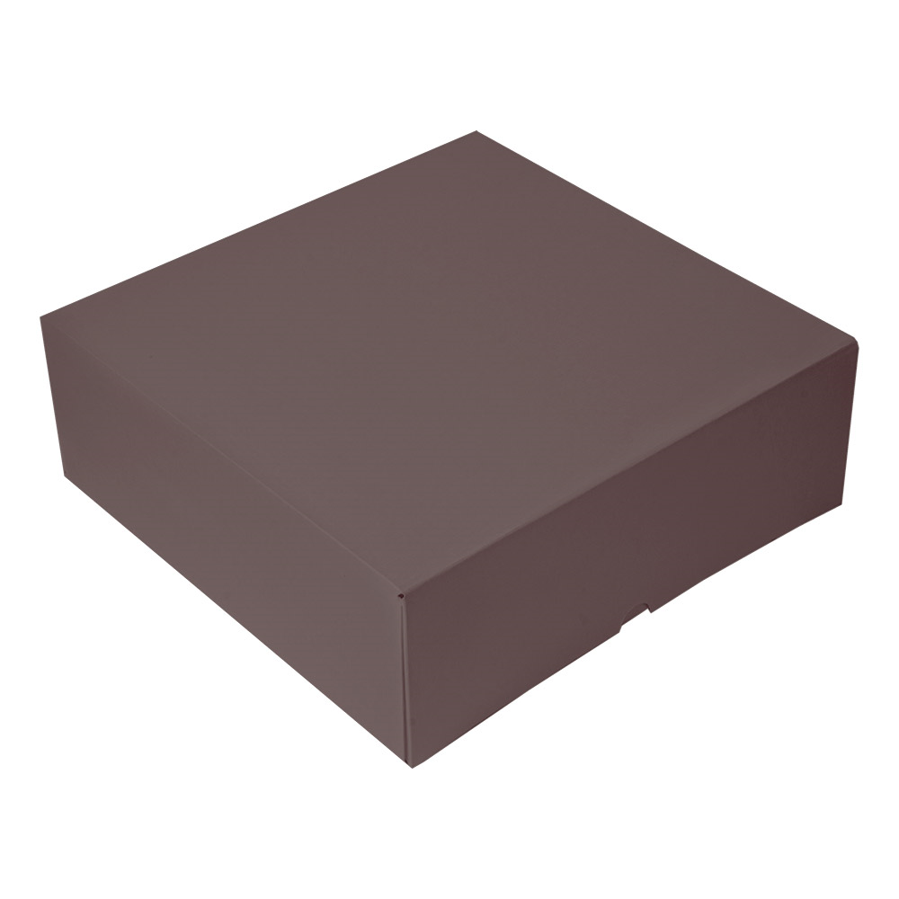 269.57-SCATOLE PER PASTICCERIA SENZA FINESTRA 'THEPACK'  28x28x10 CM CIOCCOLATO CARTONE NANO-MICRO (50 u.)