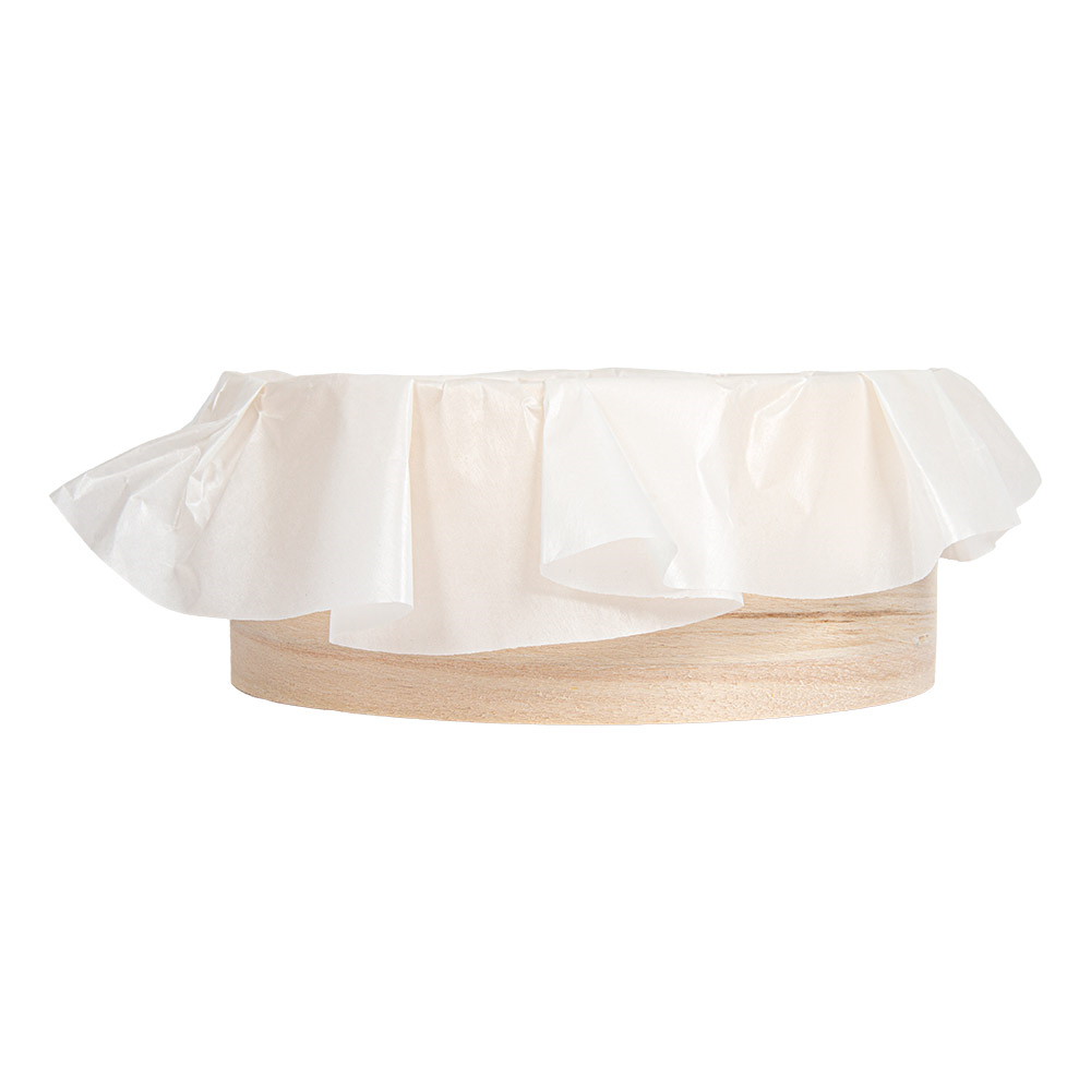 280.51-ANELLO DA FORNO CON CARTA 'WOOD' 545 ML Ø 11,8x5 CM NATURALE LEGNO (10 u.)