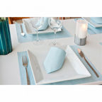 194.85-TOVAGLIOLI DRY COTTON 55 G/M2 40x40 CM TURCHESE AIRLAID (50 u.)