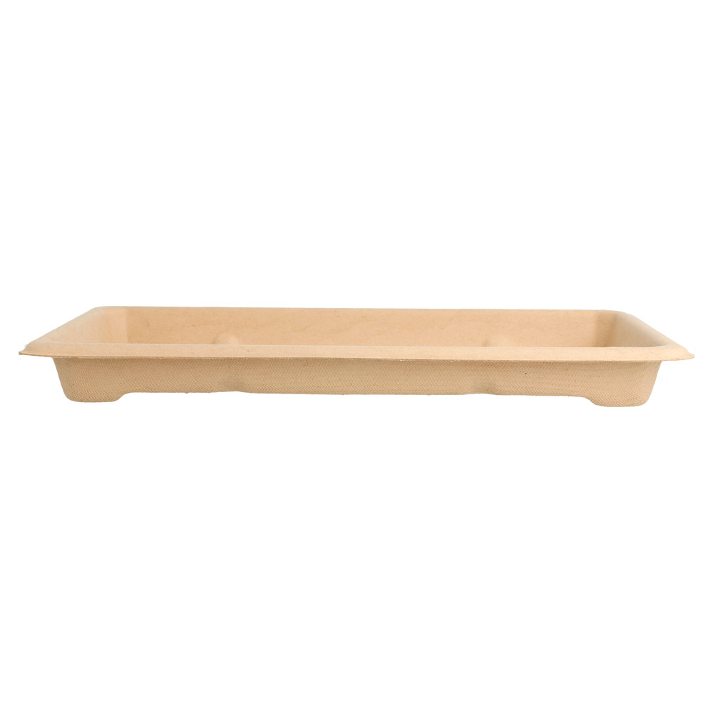 212.96-SCATOLE SUSHI 'BIONIC'  21,3x13,3x1,5 CM NATURALE BAGASSA (50 u.)