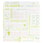 229.37-CARTA ANTIGRASSO APERTO 2 LATI FAST FOOD PAROLE 35 G/M2 17x18 CM BIANCO PERGAMANA ANTIGRASSI (500 u.)