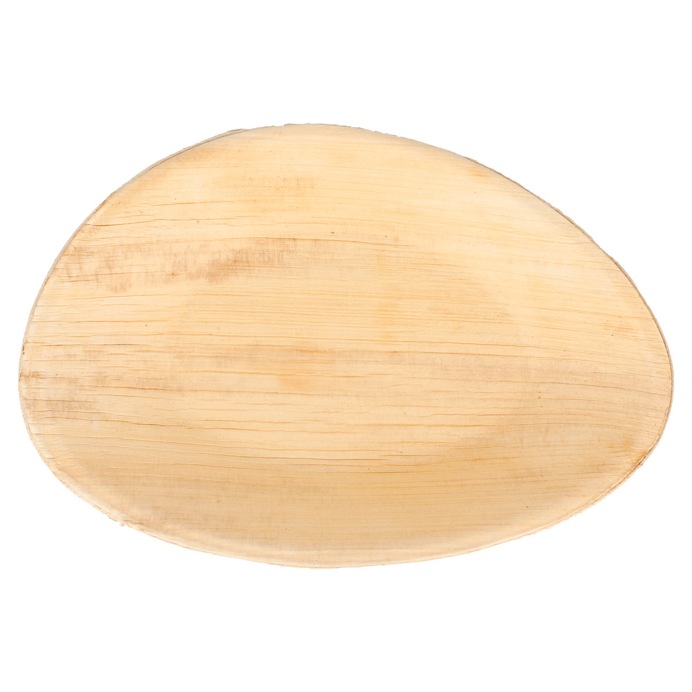 223.90-PIATTI OVALE 'ARECA'  17x12x2 CM NATURALE ARECA (25 u.)