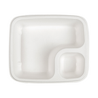 233.10- VASSOIO PER NACHOS 'BIONIC'  19x16,5x3,8 CM BIANCO BAGASSA (50 u.)