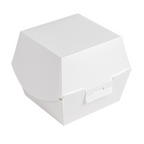 277.79-SCATOLE HAMBURGER 'THEPACK'  14,4x14x11,5 CM (XL TALLER) BIANCO CARTONE NANO-MICRO (50 u.)