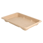 212.94-SCATOLE SUSHI 'BIONIC'  16,5x11,5x1,5 CM NATURALE BAGASSA (50 u.)