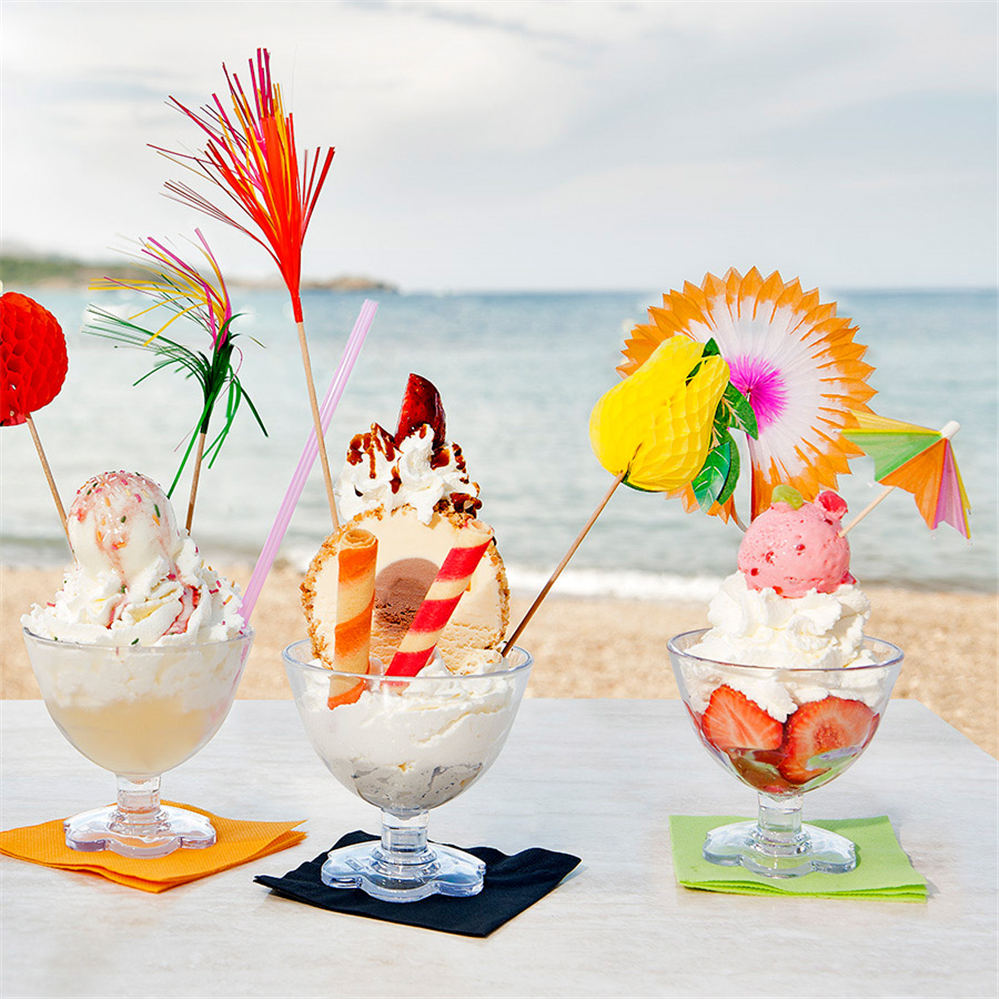 116.09-DECORAZIONI PER GELATI - FRUTTA GRANDI   20 (h) CM COLORI VARIE LEGNO (100 u.)