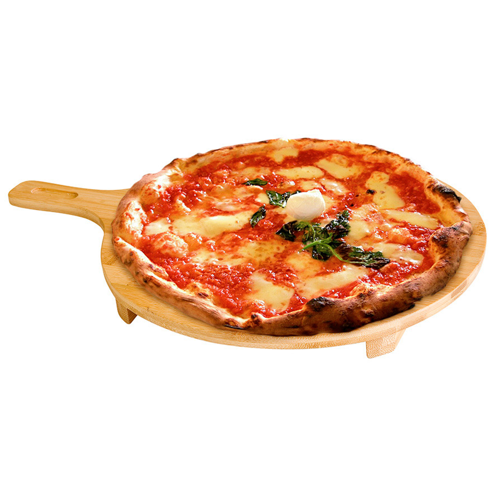 199.45-PALETTA PIZZA 'BAMBOO'  Ø 35x2,5 CM NATURALE BAMBÙ