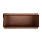 156.30-FORME PER FORNO PASTICCERIA  140 G/M2 20x6,5x4,5 CM MARRONE CELLULOSA (500 u.)
