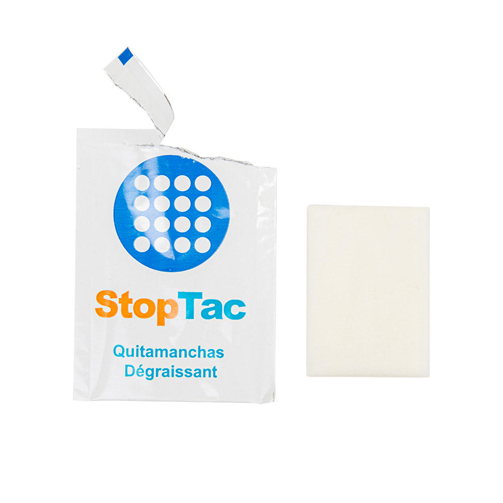 110.79-SALVIETTE "ELIMINAMACCHIE" STOPTAC  6x8 CM BIANCO CELLULOSA (500 u.)