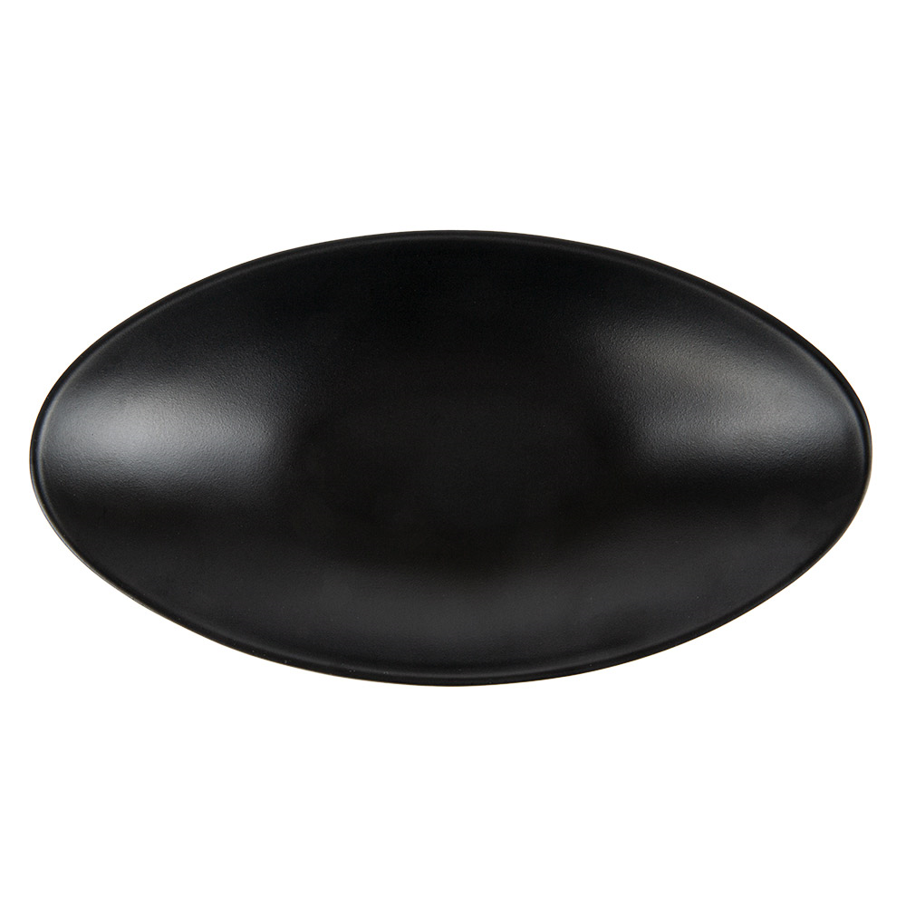 262.25-CIOTOLE OVALI ASAMI WARE  18,2x10,1x3 CM NERO MELAMINA (1 u.)