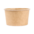 272.61-TERRINA PICCOLA 50 ML (1,6 oz) 210 + 18 PE G/M2 Ø6/5x3,1 CM MARRONE CARTONE (50 u.)