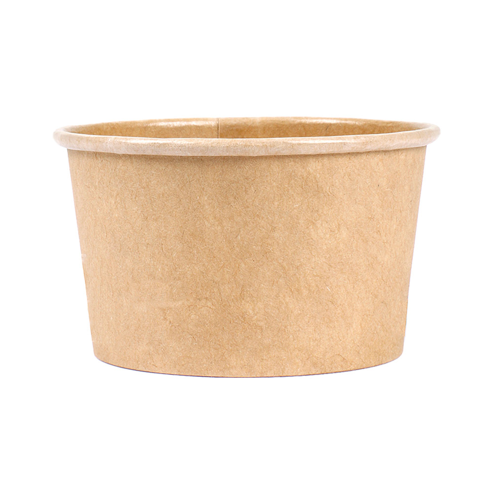 272.61-TERRINA PICCOLA 50 ML (1,6 oz) 210 + 18 PE G/M2 Ø6/5x3,1 CM MARRONE CARTONE (50 u.)