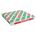 235.40-SCATOLA PIZZA   36x36x4 CM BIANCO CARTONE A MICROCANALI (100 u.)