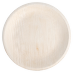 188.63-PIATTI ROTONDO 'ARECA'  Ø 18x2 CM NATURALE ARECA (25 u.)