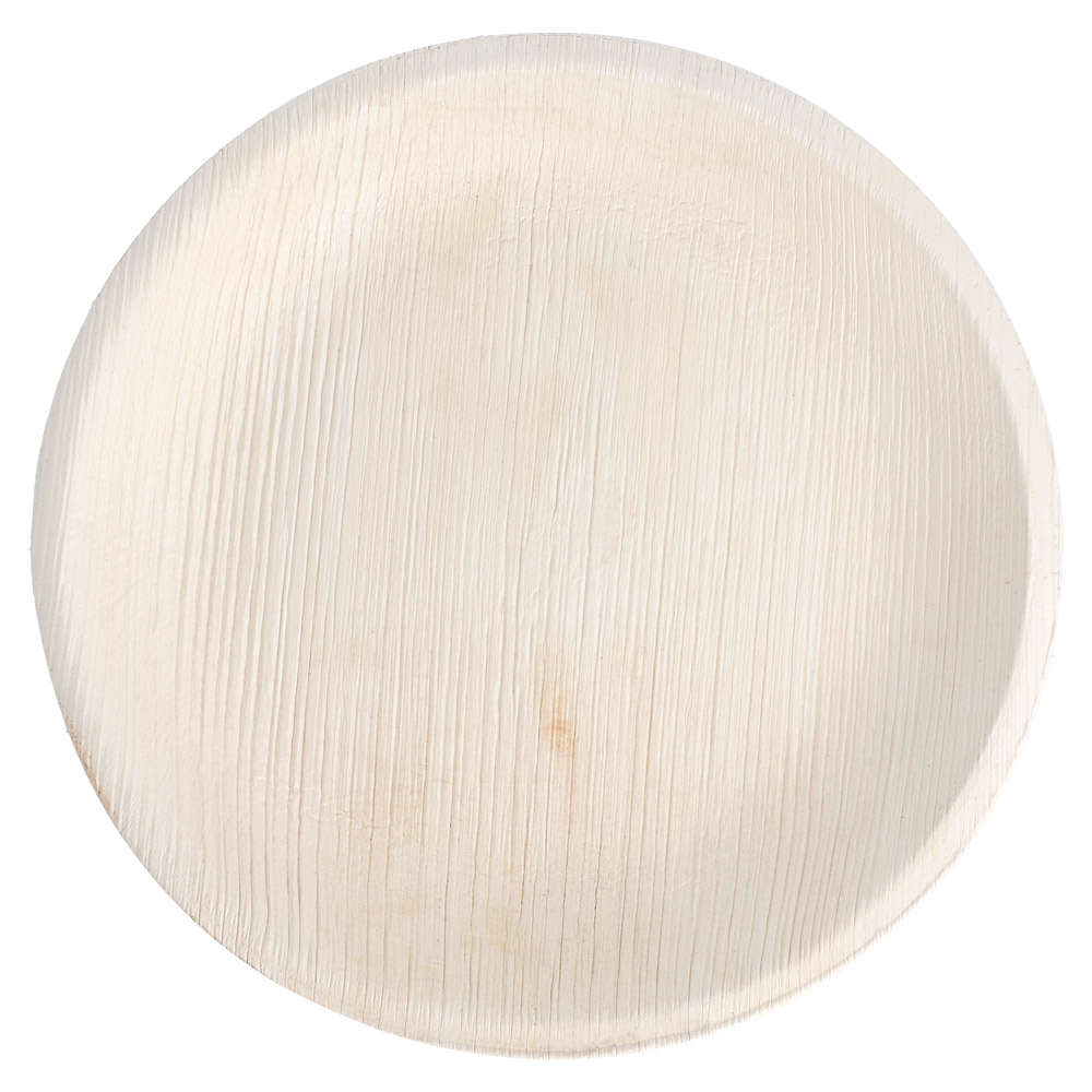 188.63-PIATTI ROTONDO 'ARECA'  Ø 18x2 CM NATURALE ARECA (25 u.)