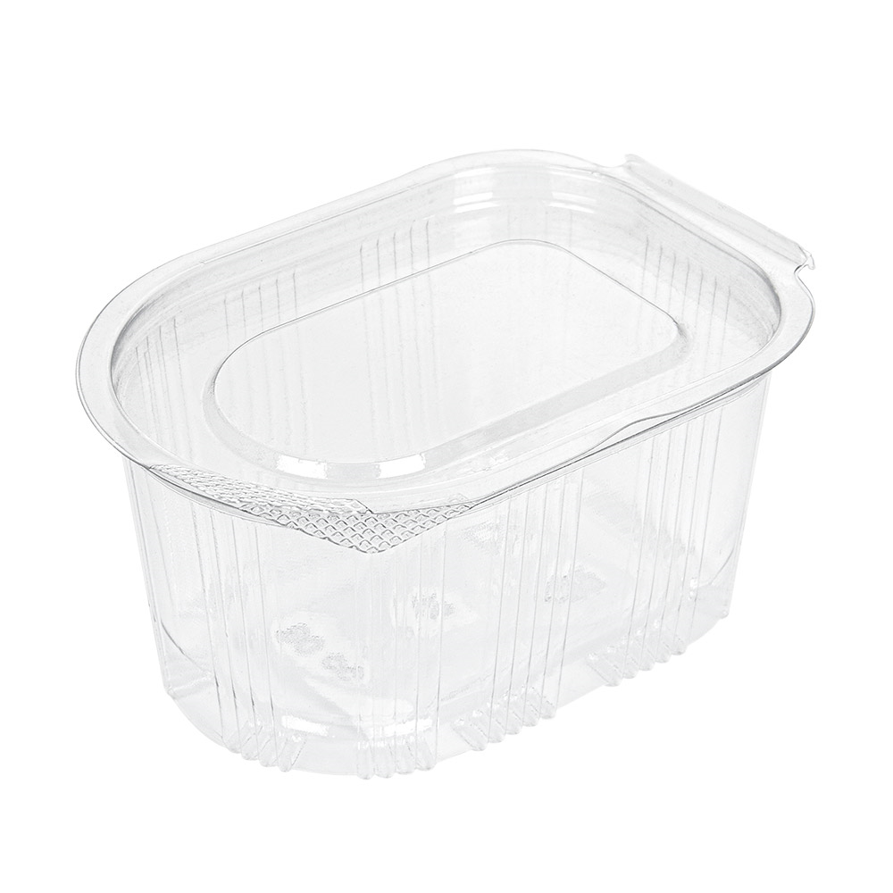 252.36-TERRINA PICCOLA CON COPERCHIO  80 ML 7,5x5,5x3,7 CM TRASPARENTE PET (50 u.)