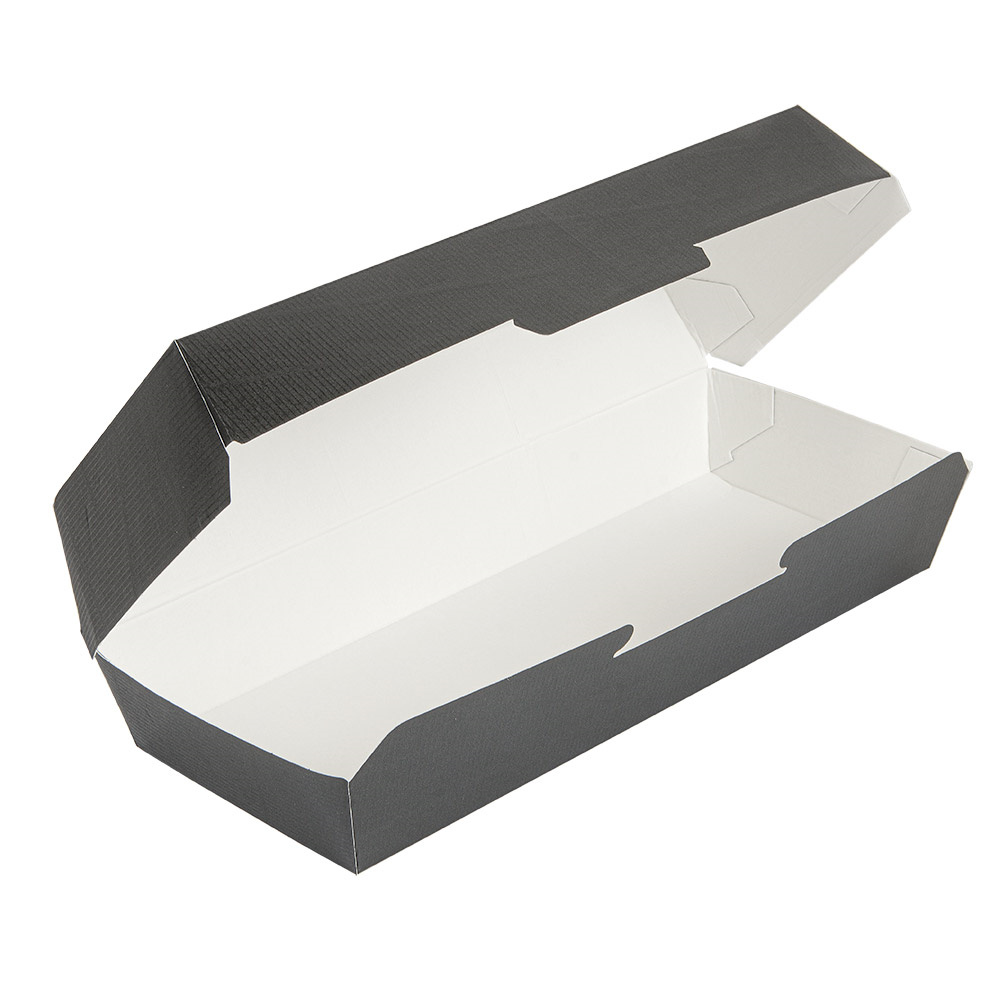 252.14-SCATOLE "PANINI" 'THEPACK'  26,5x12,2x7 CM NERO CARTONE NANO-MICRO (50 u.)