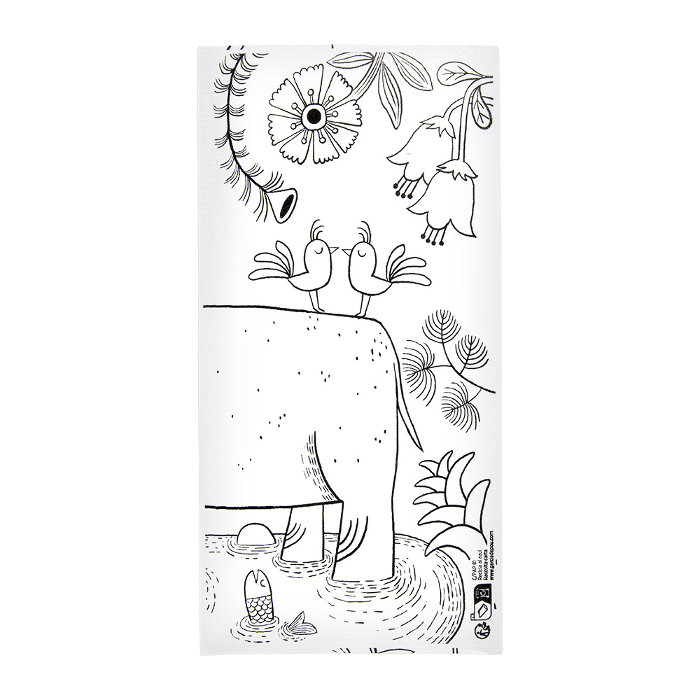 281.64-BUSTE PORTAPOSATE + TOVAGLIOLO COLOUR ME 'JUST IN TIME OPEN' COLOUR ME 90 + 10PE G/M2 11,2x22,5 CM BIANCO CELLULOSA (100 u.)
